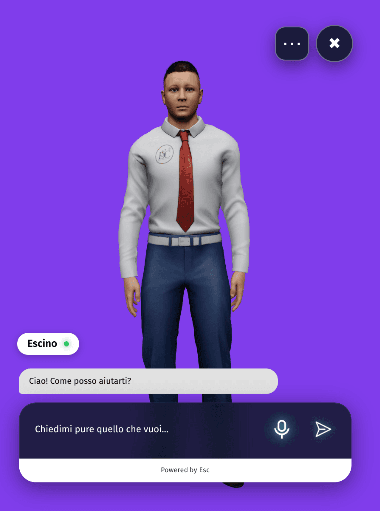 3D Conversational Avatar Interface