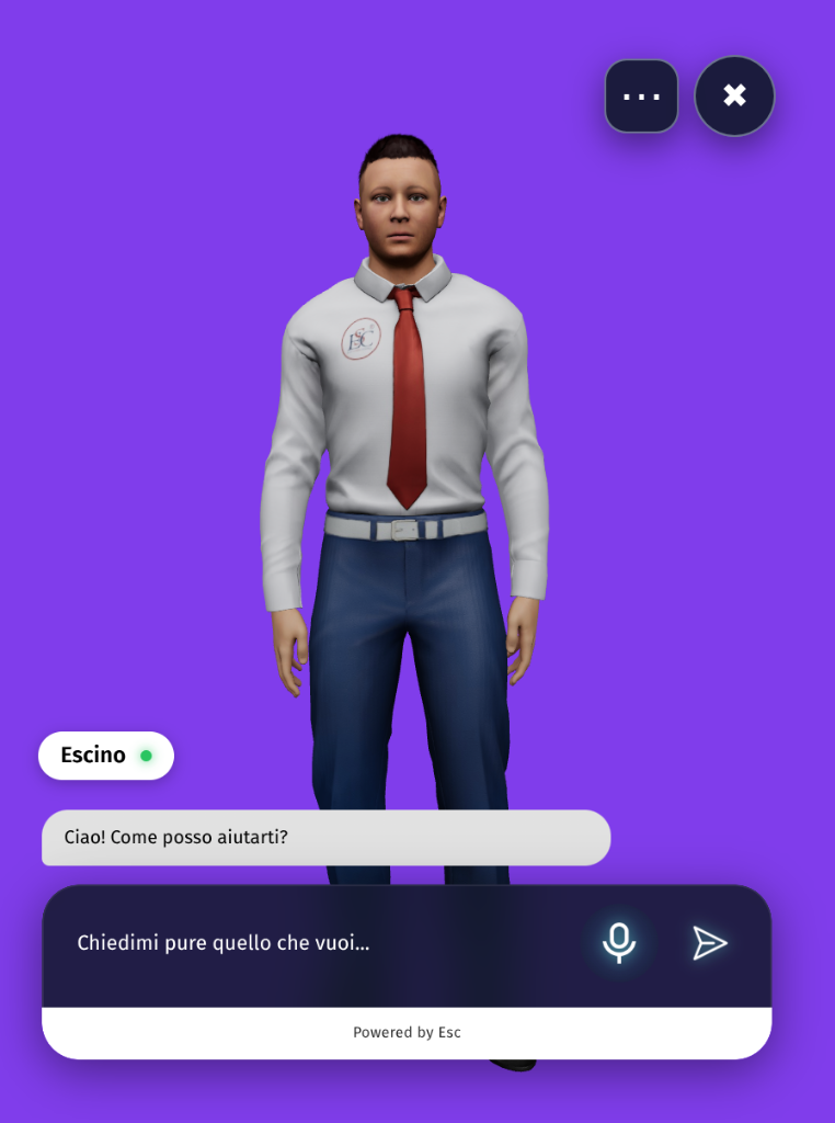 3D Conversational Avatar Interface